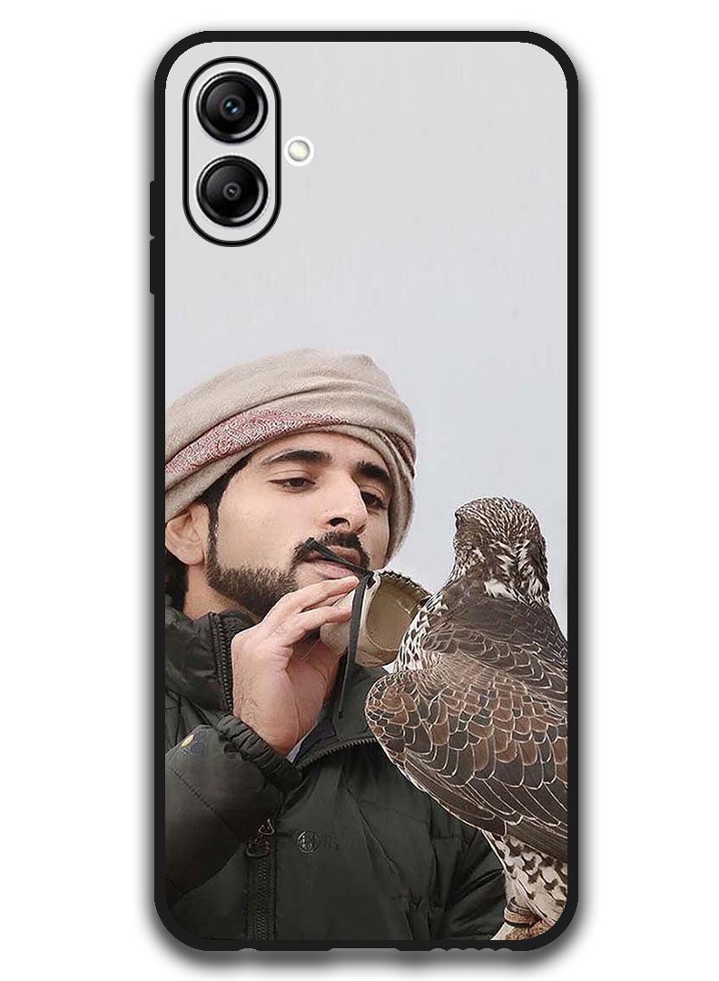 Theodor Case Compatible with Samsung Galaxy A07 6.7 Inch Protection Shockproof Bumper Cover Sheikh Hamdan Loving His Eagle - Image 1